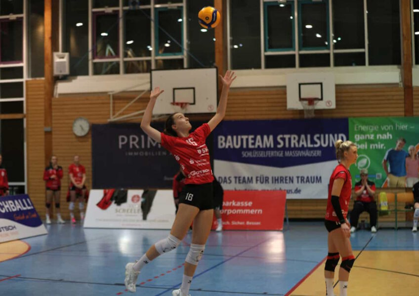 Carlotta Klemm setzte mit ihren Aufschlägen immer Akzente (Foto: Marco Schlicht)